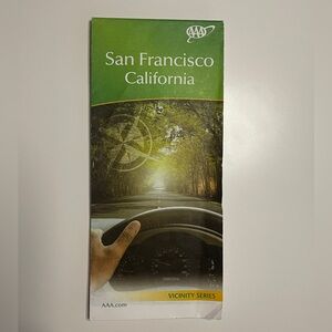 Collectible 2019 AAA San Francisco California Map Large